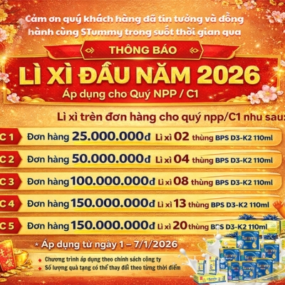 LÌ XÌ ĐẦU NĂM 2026